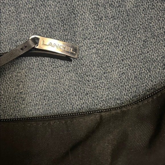 Lancel hobo bag black nylon with leather trim - Picture 2 of 9